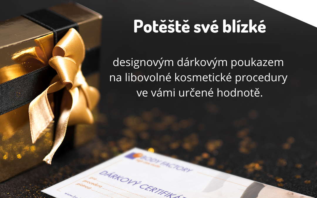 Darujte svým blízkých poukaz na kosmeniku. Nyní 20 % sleva na všechny poukazy.